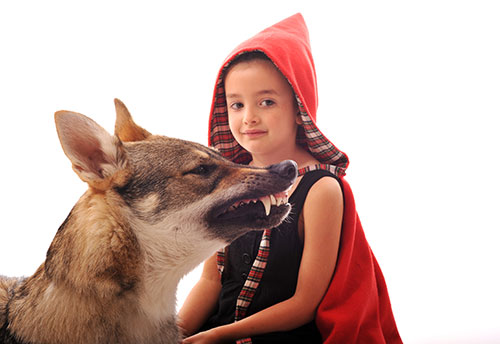 El lobo y caperucita roja